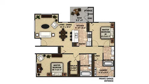 Floor plan Elmwood Garage