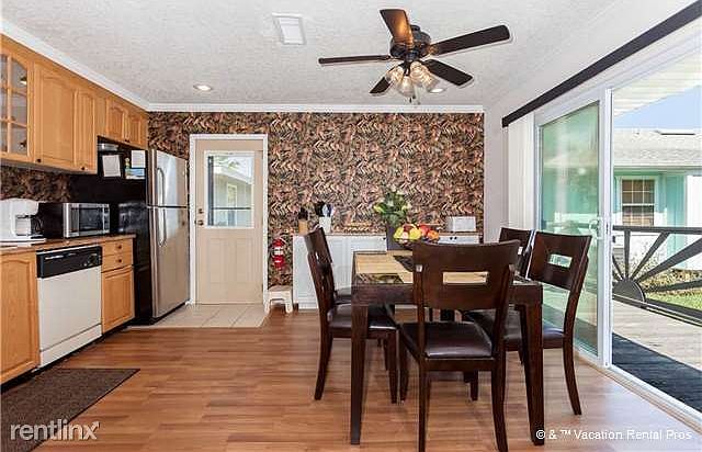 Dine in the spacious kitchen or take your meals out to the d