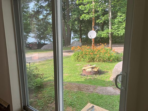 View from living room down toward the lake