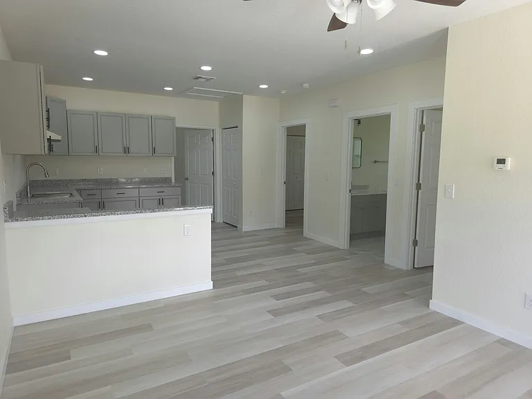 Spacious open concept living area