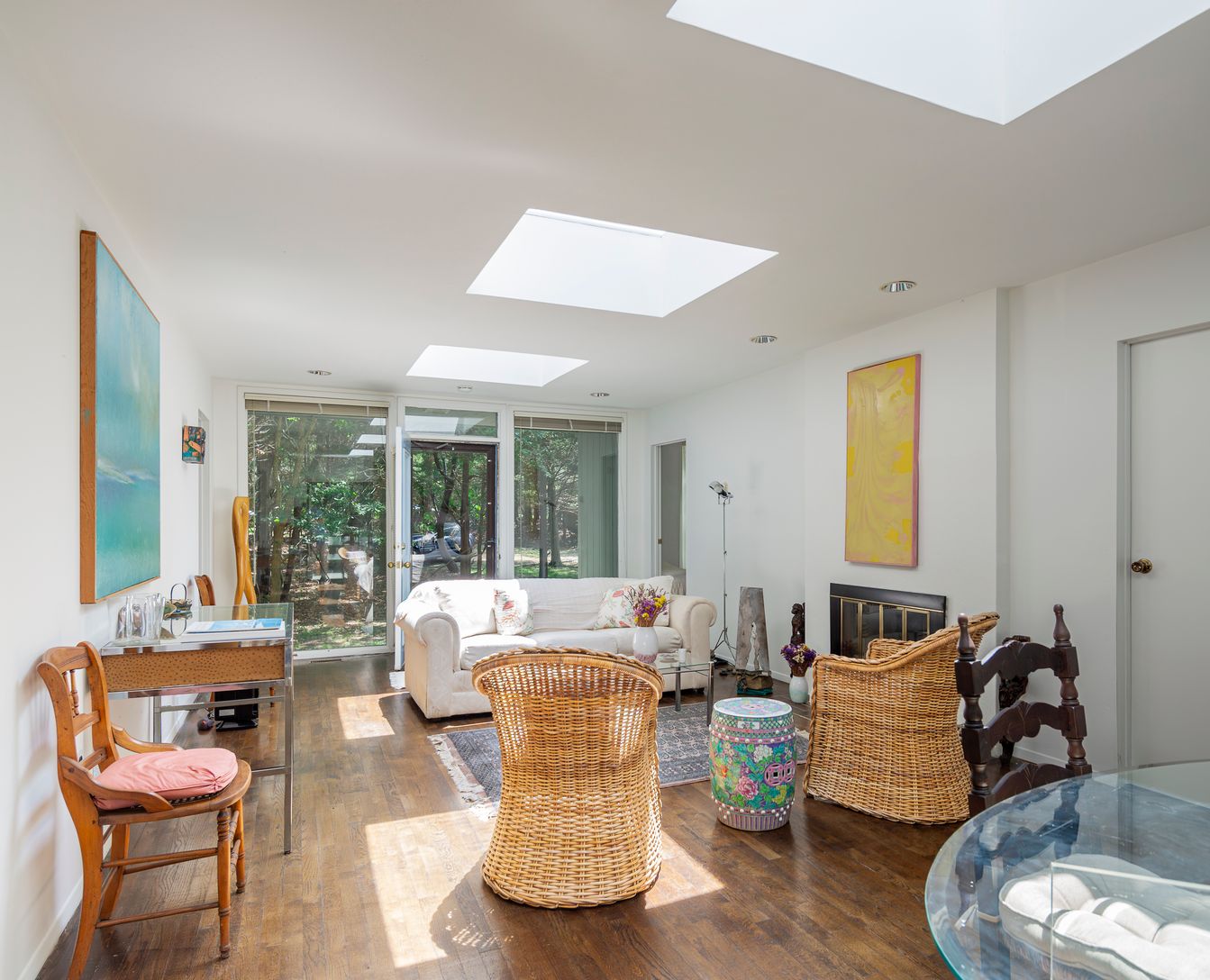 Bright sun filled living room