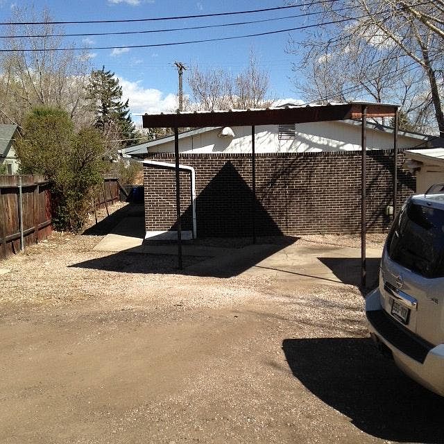Back of property