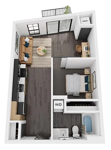 Floor plan Cedar3 / 613