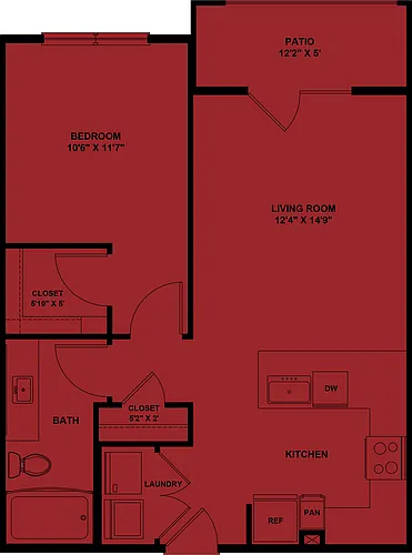 Floor plan A1-Orchid 80%
