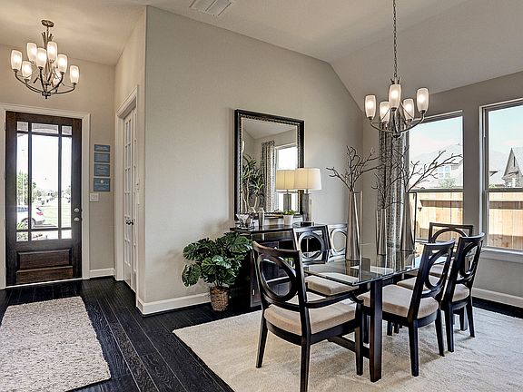 Dining room off foyer