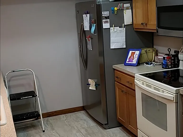 New LED lighting in kitchen.