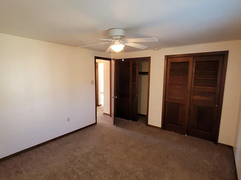 Bedroom #1 with double closets