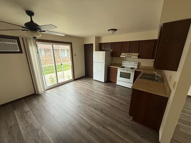 Spacious eat-in kitchen with a patio out the door just waiting for good food and great times!