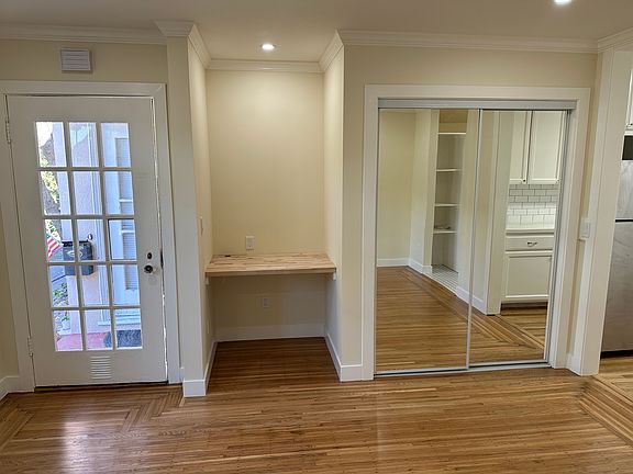 Front Door- Work Space- Closet