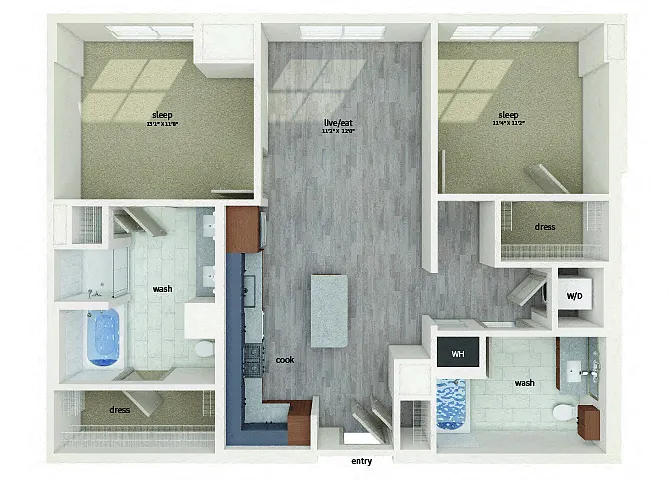Floor plan B3
