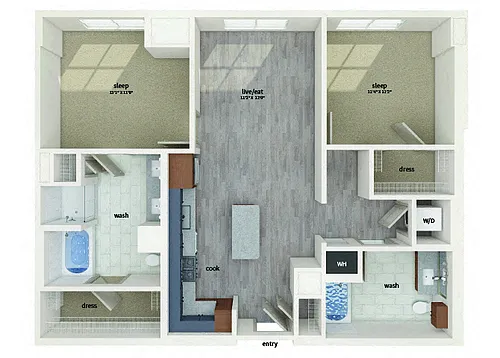 Floor plan B3