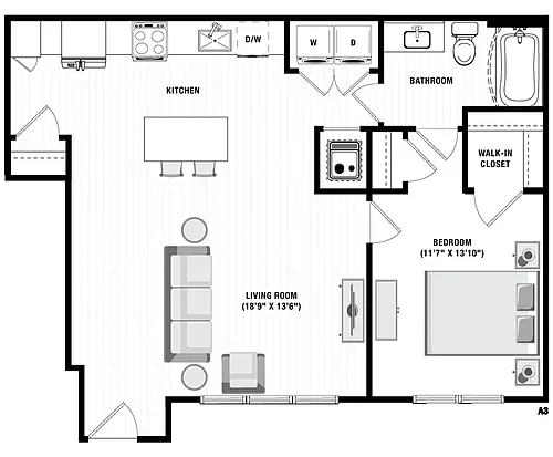 Floor plan The District
