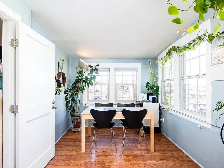 Dining room and front door