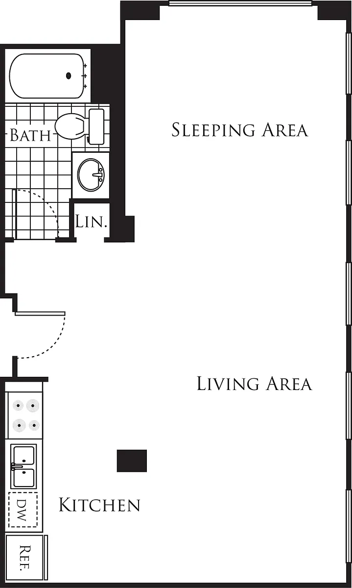 Floor plan Studio C5