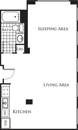 Floor plan Studio C5