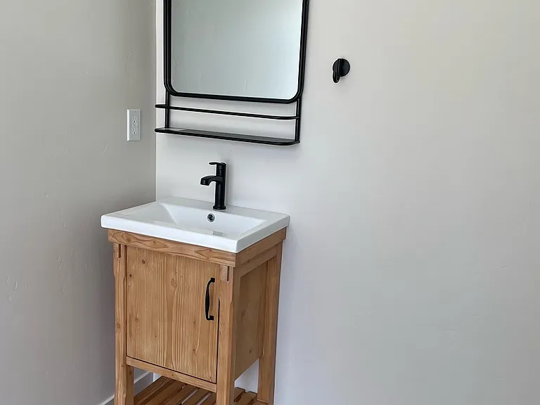 In room sinks on third floor.