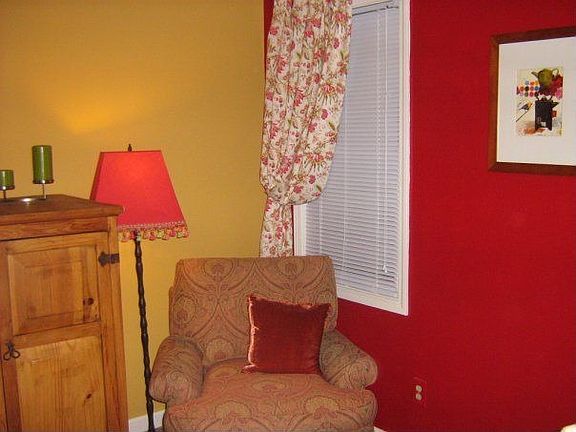 Master bedroom, vaulted ceiling, two large windows facing front yard- 2nd stor