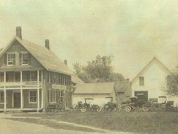 View of building in old days