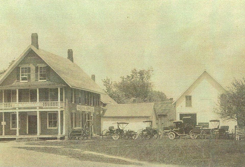 View of building in old days