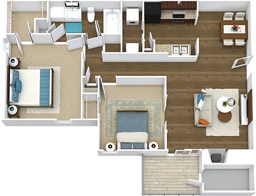 Floor plan Cottonwood