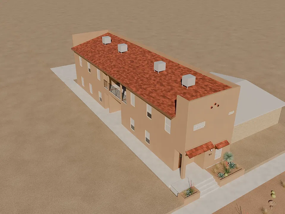 Rendering of aerial view
