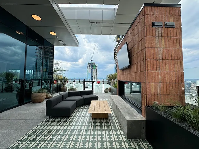 12th Floor Covered Relaxing and Gathering
