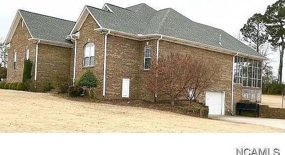 Side view of basement 