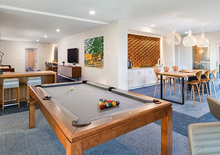 The Adams at Hancock Village Game Room