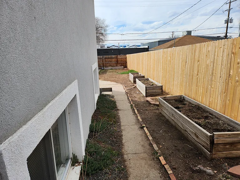 Private side entrance