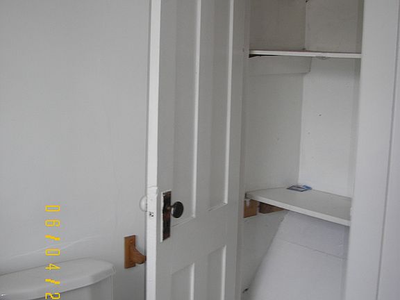 Upstairs bath linen closet