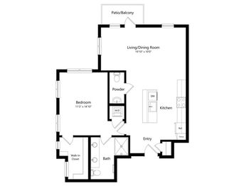 A17 - 1x1.5 - 897 sq.ft.