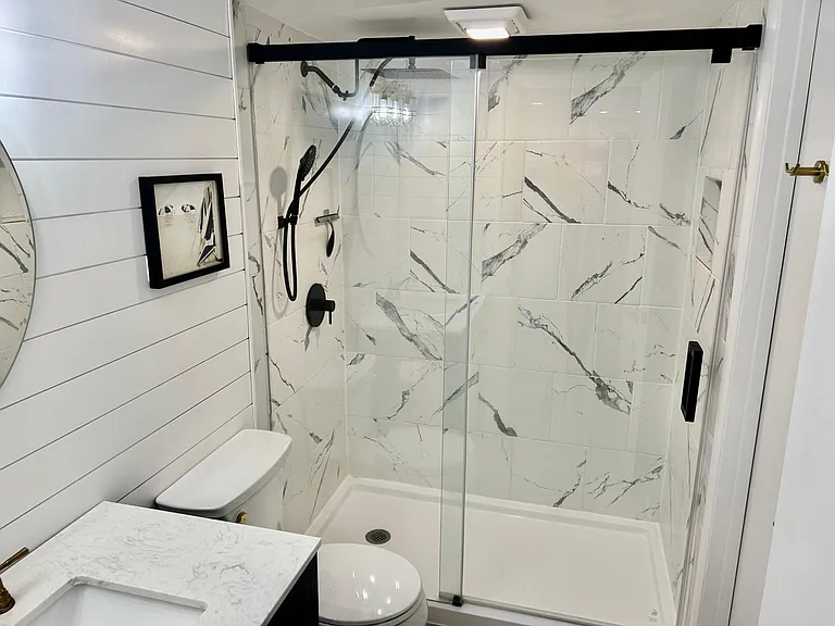 Guest Bath with walk-in shower