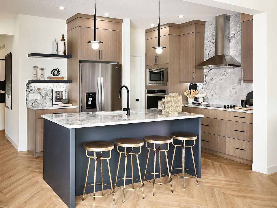 Kitchen of the Rundle 24 by Brookfield Residential