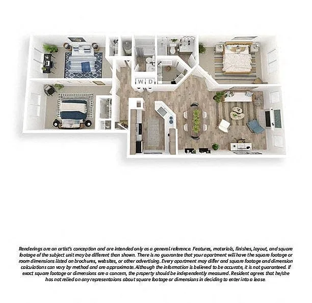 Floor plan 3x2 Large Premium