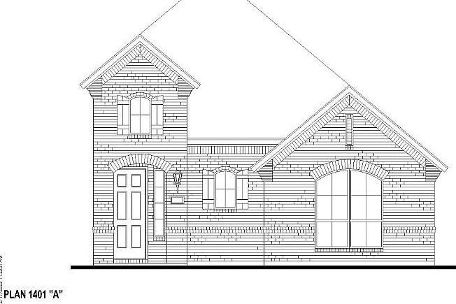 Plan 1401 Elevation A