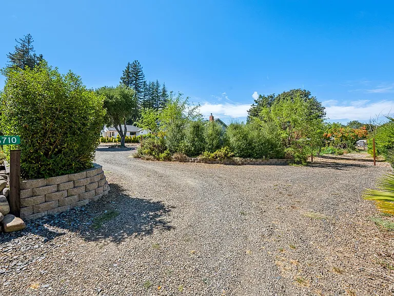 Property front driveway