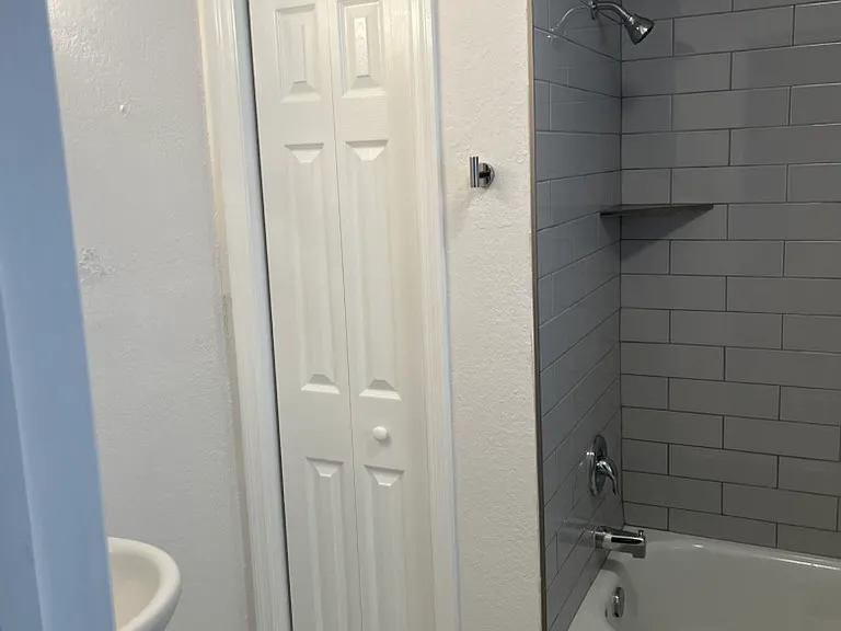 New bathroom accessory hooks.
