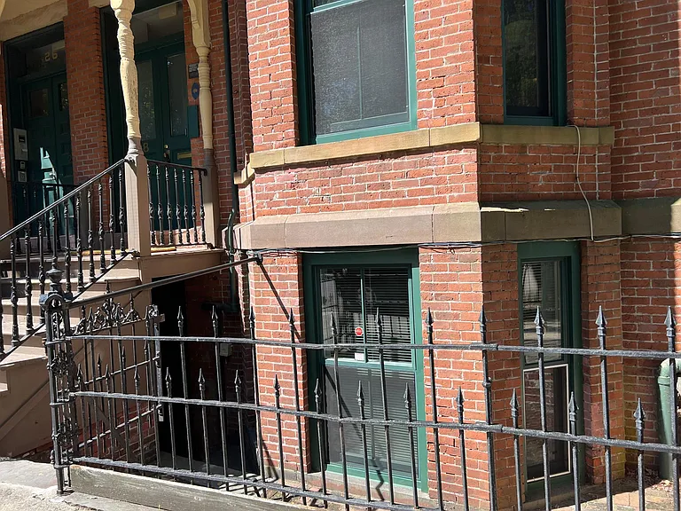 28 Academy Street Garden Apartment with private courtyards in front and rear