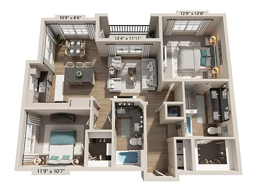 Floor plan B2