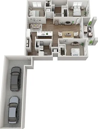 Floor Plan 3A | Seasons at River View | Apartments in Pleasant Prairie, WI Floor Plan 3A | Seasons at River View | Apartments in Pleasant Prairie, WI