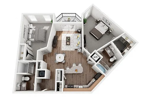 Floor plan Chatham Renovated