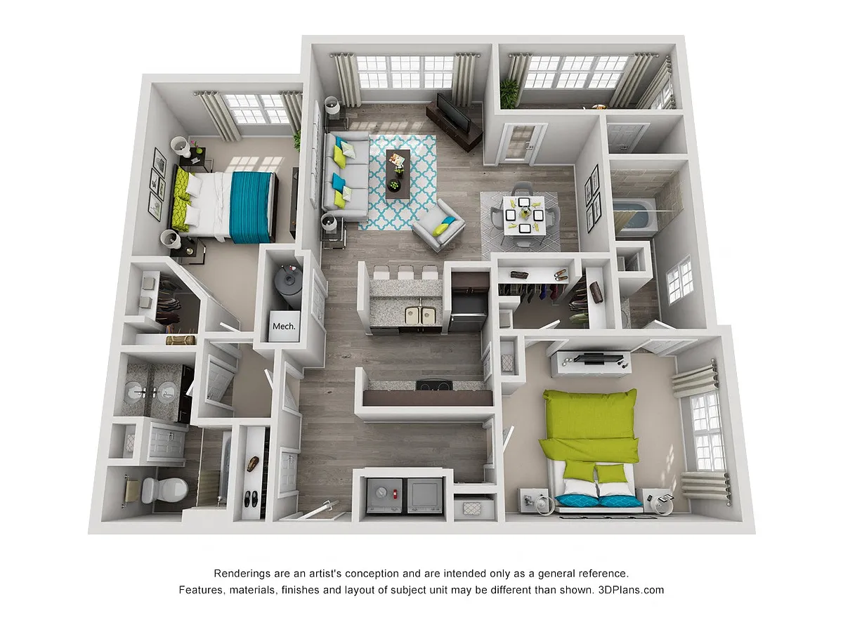 Floor plan Peachtree