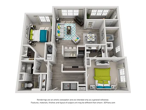 Floor plan Peachtree