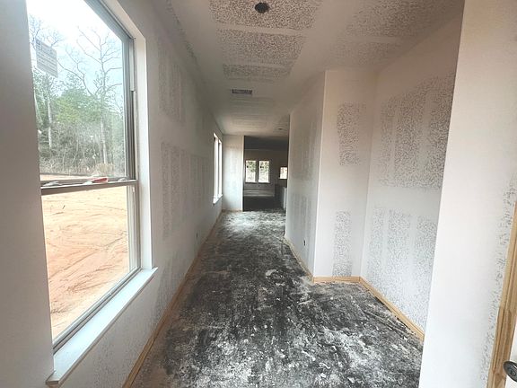 Construction progress - entryway leading to the open concept living space