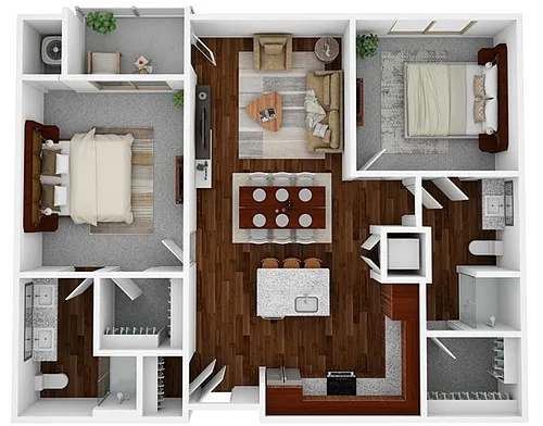 Floor plan B3