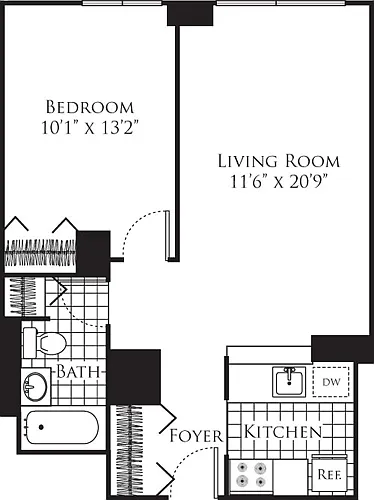 Building Photo - 305 W 50th St #19L