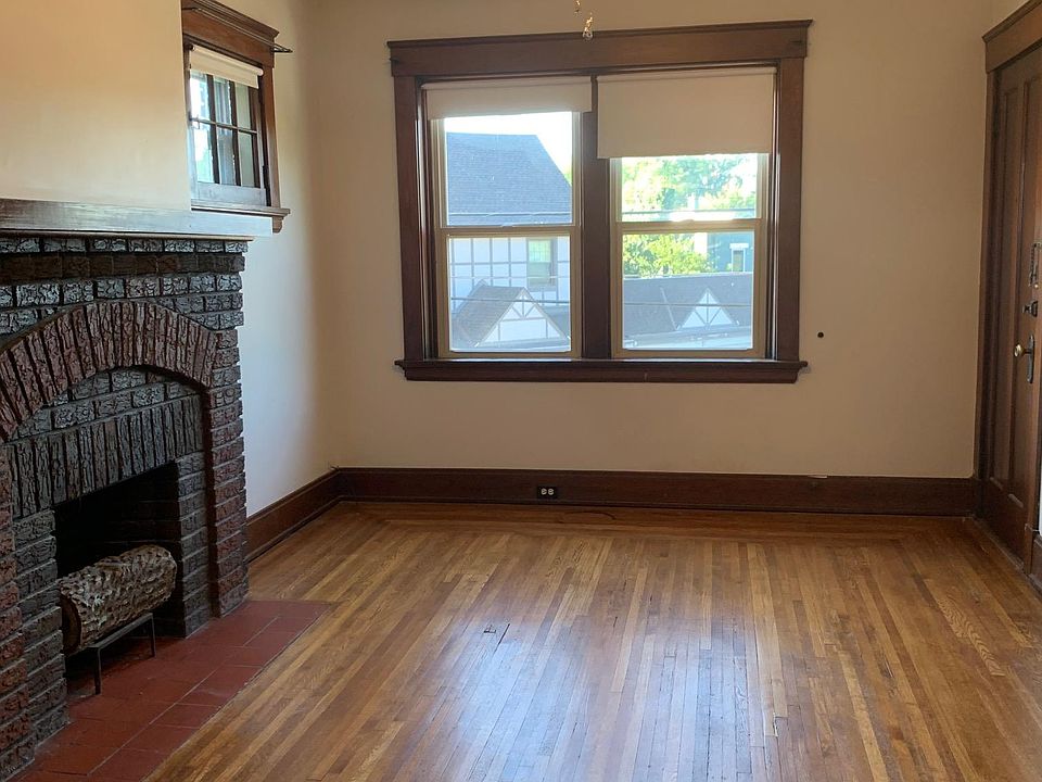 Living room overlooking Oakley Square