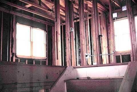 Inside Of House Under Construction March 1969