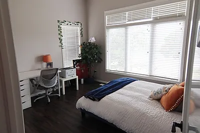 Main Floor Bedroom/ Office Space