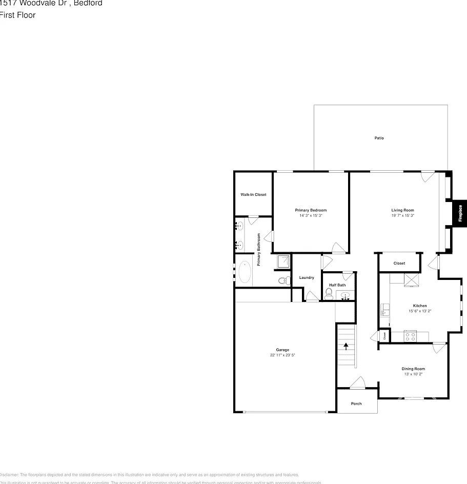 1517 Woodvale Dr Bedford, TX 76021 — Photo 2